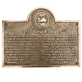 Brass Plaque for Historical Marker | Custom Engraving